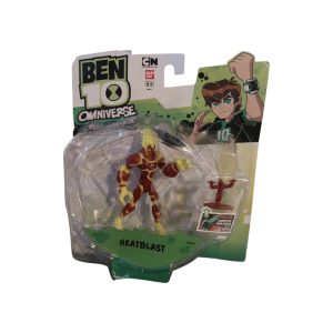 Une figurine de Heatblast, l'alien de feu de Ben 10. Avec ses pouvoirs enflammés, il peut lancer des attaques brûlantes. Un ajout brûlant à votre collection. -Alitek