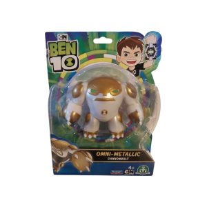 Une figurine Cannonbolt avec un revêtement métallique lisse. Sa forme sphérique et ses pouvoirs électriques en font un ajout électrisant à votre collection. -Alitek