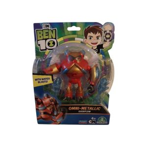Une figurine Overflow avec une finition métallique fluide. Ses pouvoirs aquatiques sont accentués par son armure brillante. Un ajout aquatique à votre collection Ben 10. -Alitek