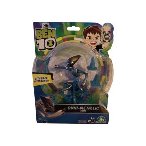 Une figurine XLR8 avec un design métallique rapide. Ses pouvoirs de vitesse sont accentués par son armure argentée. Un ajout fulgurant à votre collection. -Alitek