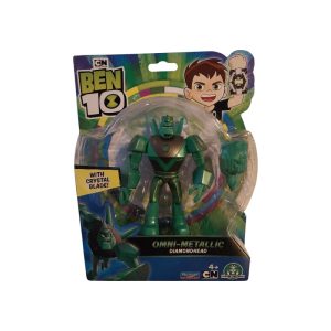 Une figurine Diamondhead avec un design métallique brillant. Sa puissance cristalline brille de mille feux. Un ajout précieux à votre collection Ben 10. -Alitek