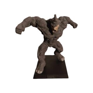 Une figurine de Rhino, le puissant ennemi de Spider-Man. Avec sa force surhumaine et sa corne destructrice, il charge à travers tout obstacle. Un ajout imposant à votre collection de méchants Marvel. -Alitek