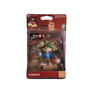 Conker, le célèbre écureuil malicieux, prend vie dans cette figurine Totaku N.27. Un ajout amusant à toute collection de figurines Totaku. -Alitek