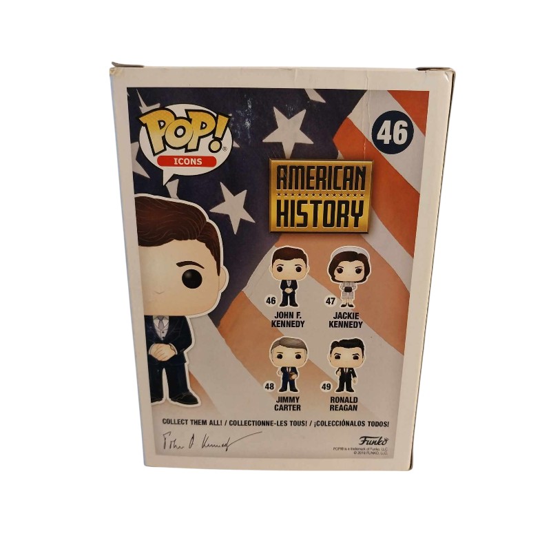 John F. Kennedy, le légendaire président, en Funko Pop! Figurine détaillée, collection American History. Un morceau d'histoire américaine chez vous -Funko Pop!