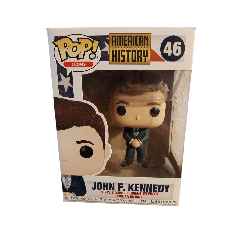John F. Kennedy, le légendaire président, en Funko Pop! Figurine détaillée, collection American History. Un morceau d'histoire américaine chez vous -Funko Pop!