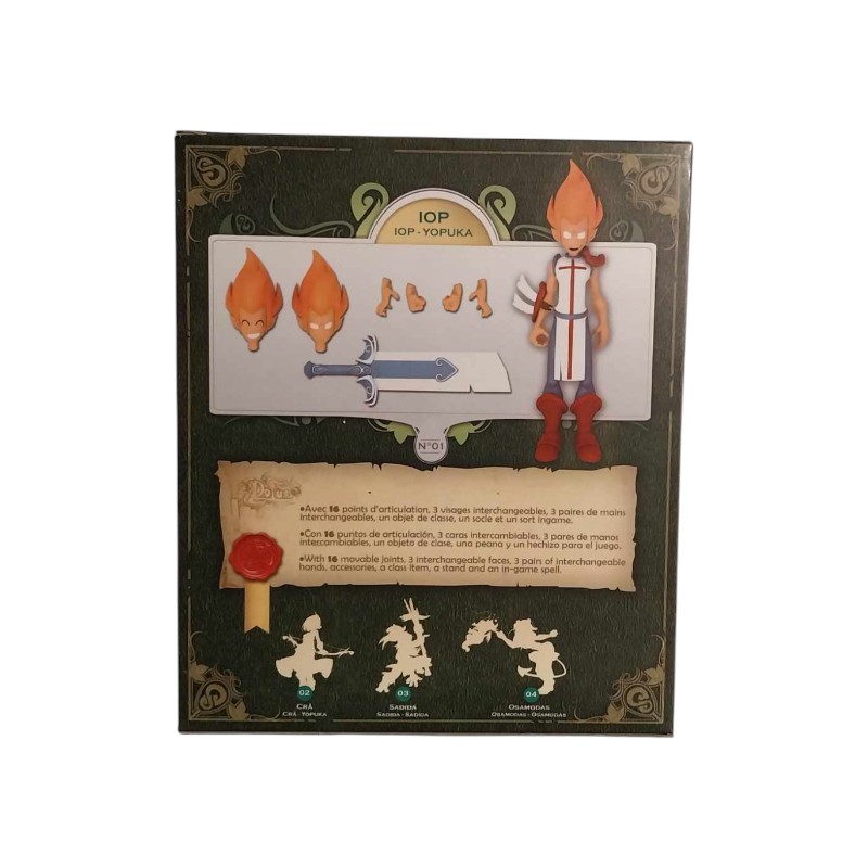 Une figurine de collection représentant Tristepin, le célèbre Iop du jeu vidéo Dofus. Cette édition collector capture son style dynamique avec une attention aux détails et une pose de combat épique. Un must-have pour les fans de l'univers Krosmoz. -Alitek