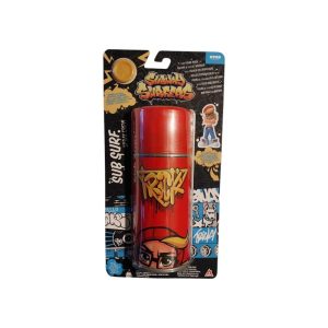 "Tricky, la surfeuse agile, dans sa bombe aérosol. Figurine Subway Surfers, pour des courses urbaines. Collectionnez les personnages -Subway Surfers-Alitek."