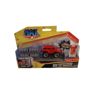 Mattel - Max Tow Truck Rouge : "Max Tow Truck en rouge, un camion de remorquage vif, prêt à l'action, un véhicule robuste pour des sauvetages rapides ! - Alitek"