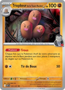 carte pokemon triopikeur de la team rocket 101/217