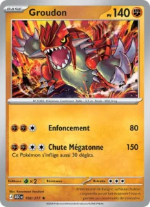 carte pokemon groudon 108/217