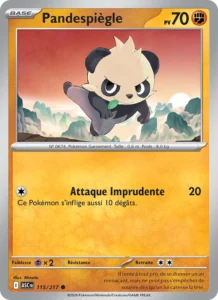 carte pokemon pandespiègle 115/217
