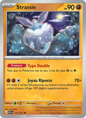 carte pokemon strassie 117/217
