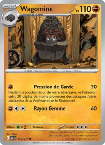 carte pokemon wagomine 119/217