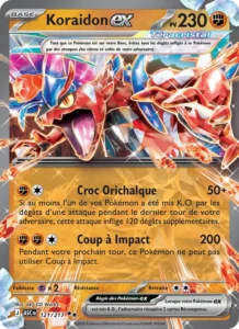 carte pokemon koraidon-ex 121/217