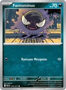 carte pokemon fantominus 123/217