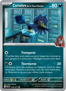 carte pokemon cornèbre de la team rocket 126/217