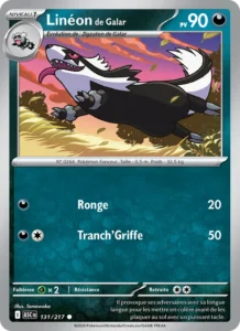 carte pokemon linéon de galar 131/217