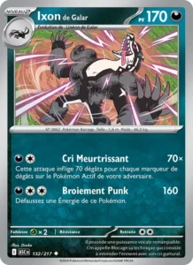 carte pokemon ixon de galar 132/217