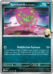 carte pokemon spiritomb de cynthia 133/217