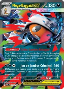 carte pokemon méga-baggaïd-ex 135/217