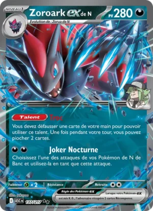 carte pokemon zoroark-ex de n 137/217