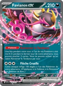 carte pokemon favianos-ex 142/217