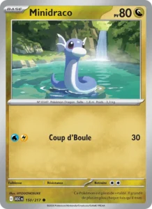 carte pokemon minidraco 150/217