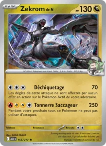 carte pokemon zekrom de n 155/217