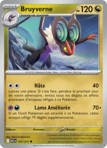 carte pokemon bruyverne 157/217