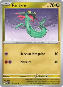 carte pokemon fantyrm 158/217