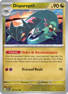 carte pokemon dispareptil 159/217
