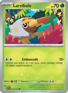 carte pokemon larvibule 017/217