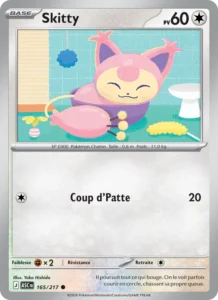 carte pokemon skitty 165/217