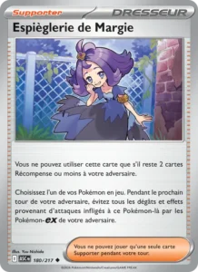 carte pokemon espièglerie de margie 180/217