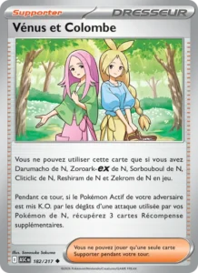 carte pokemon vénus et colombe 182/217