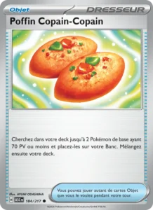 carte pokemon poffin copain-copain 184/217