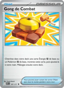 carte pokemon gong de combat 187/217