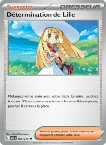 carte pokemon détermination de lilie 192/217