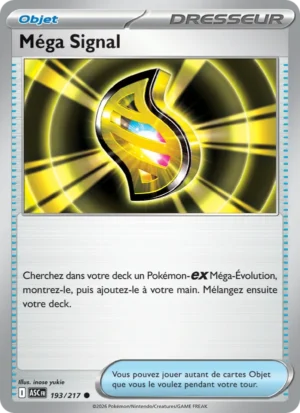 carte pokemon méga signal 193/217