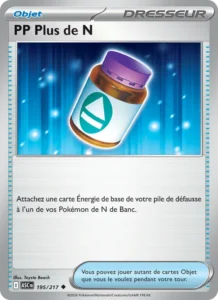 carte pokemon pp plus de n 195/217