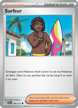 carte pokemon surfeur 200/217