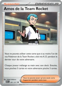 carte pokemon amos de la team rocket 201/217