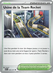 carte pokemon usine de la team rocket 203/217