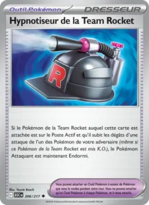 carte pokemon hypnotiseur de la team rocket 206/217