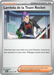 carte pokemon lambda de la team rocket 207/217