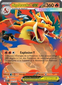 carte pokemon méga-dracaufeu y-ex 022/217