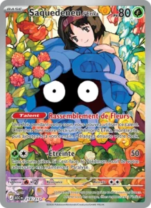 carte pokemon saquedeneu d'erika 218/217