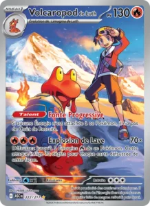 carte pokemon volcaropod de luth 222/217