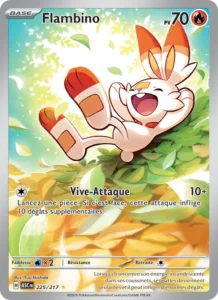 carte pokemon flambino 225/217