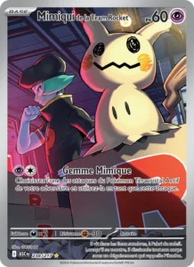 carte pokemon mimiqui de la team rocket 238/217
